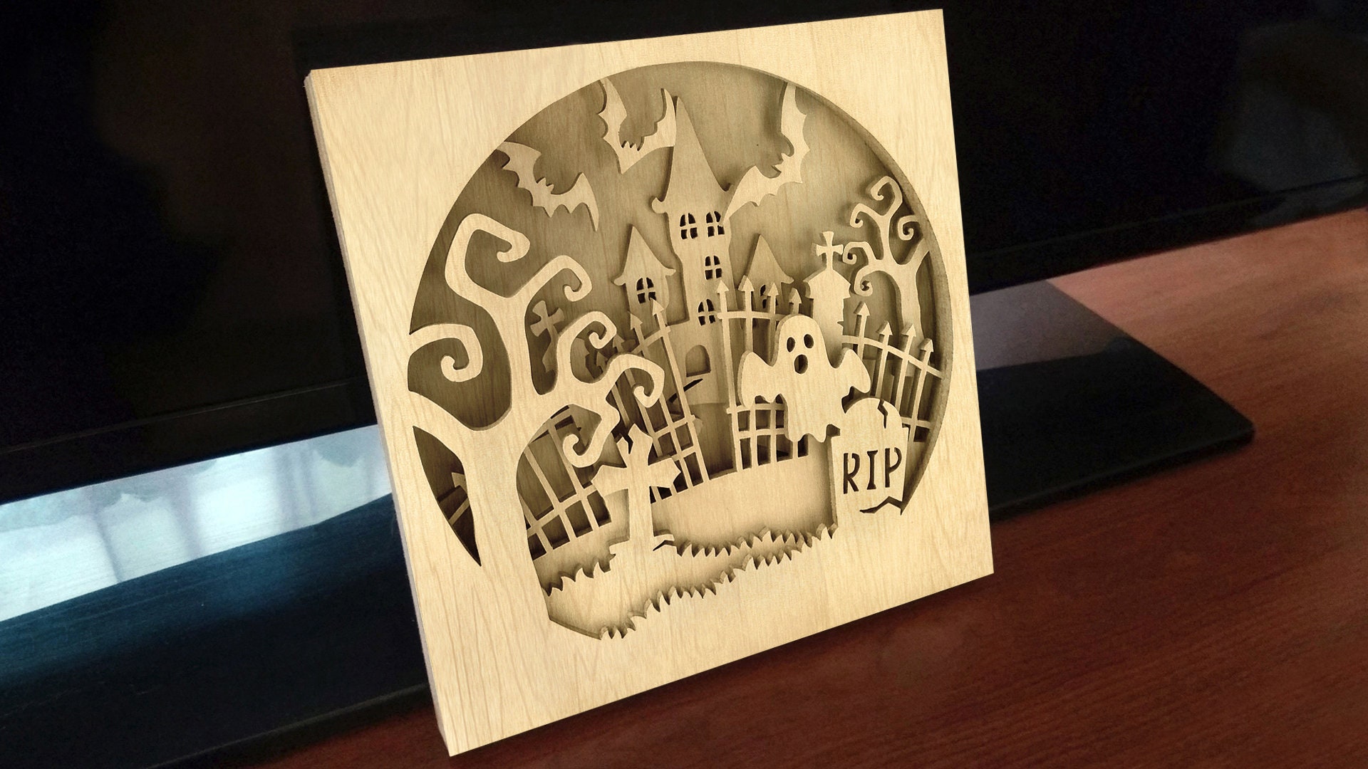 C77halloween Scroll Saw Pattern pdf Dxf Svg Eps Etsy