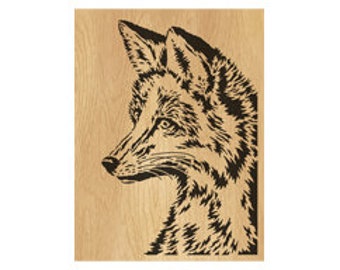 101-fox Scroll Saw Pattern pdf Jpg Dxf 