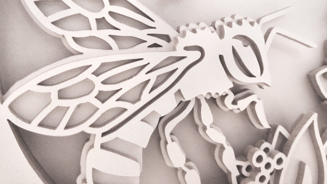 C91bee Scroll Saw Pattern pdf Dxf Svg Eps Etsy