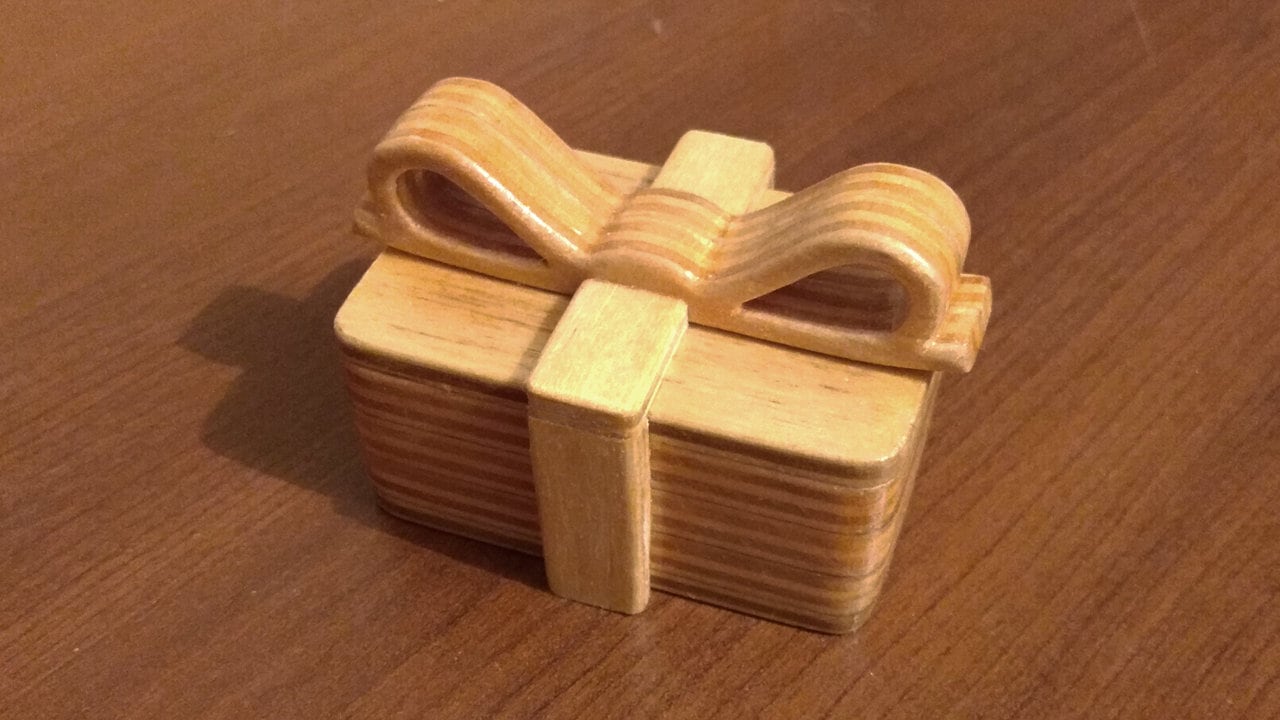 C02gift Box Scroll Saw Pattern Etsy