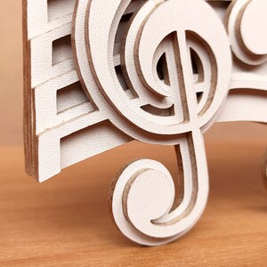 C159-music Notes Scroll Saw Pattern pdf, Dxf, Svg, Eps - Etsy