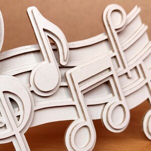 C159-music Notes Scroll Saw Pattern pdf, Dxf, Svg, Eps - Etsy