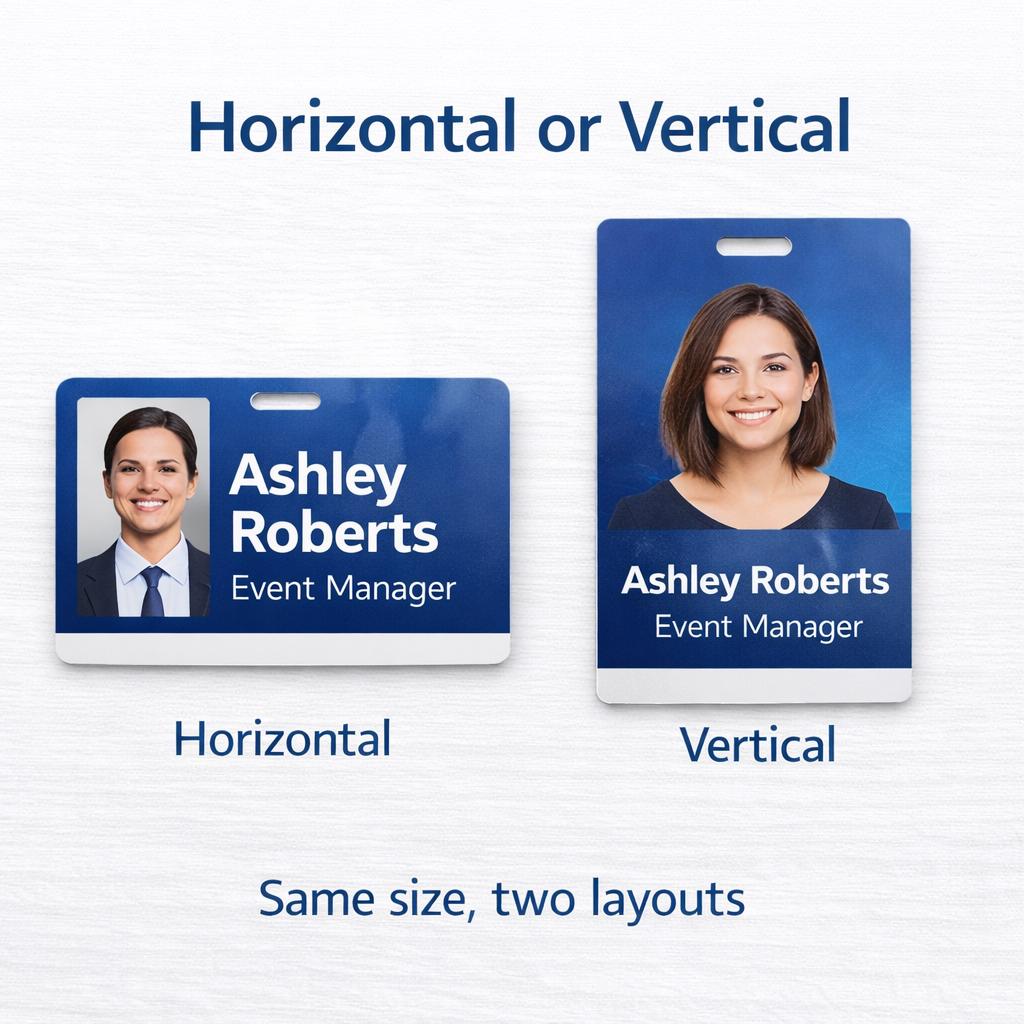 Custom PVC ID Badge, Double-sided Full Color Printing, Waterproof ...