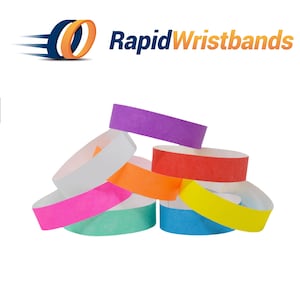 100+ Custom Paper Tyvek ® Wristbands