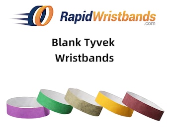 100+ Custom Tyvek® Wristbands