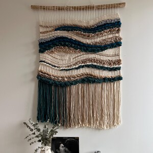 modern rope wall art, fiber wall art, extra large wall hanging, macrame wall hanging, bedroom wall decor, weaving tapestry, large macrame