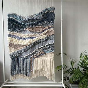 fiber wall art, textured wall art, large woven wall hanging, wall tapestry, woven wall decor, textile wall decor, weaving art, macrame