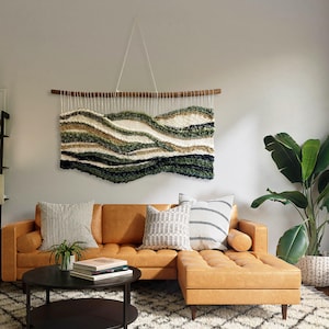 macrame wall hanging, textured wall art, large woven wall hanging, wall tapestry, woven wall decor, weaving art, extra large wall hanging