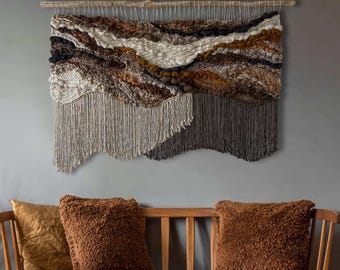 Textilfaser Wandbild, Wandbehang, Wandbehang, Wanddeko, Wandbehang, Wandbehang, Wandteppich, Wandbehang