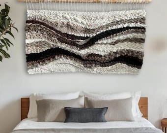 Large Wall Hanging, Woven Tapestry, Fiber Rope Art, Wall Hangings, Macrame Wall Hanging, Bedroom Wall Decor, wall hangings, wall sculpture