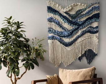 macrame wall hanging, textured wall art, large woven wall hanging, wall tapestry, woven wall decor, weaving art, extra large wall hanging