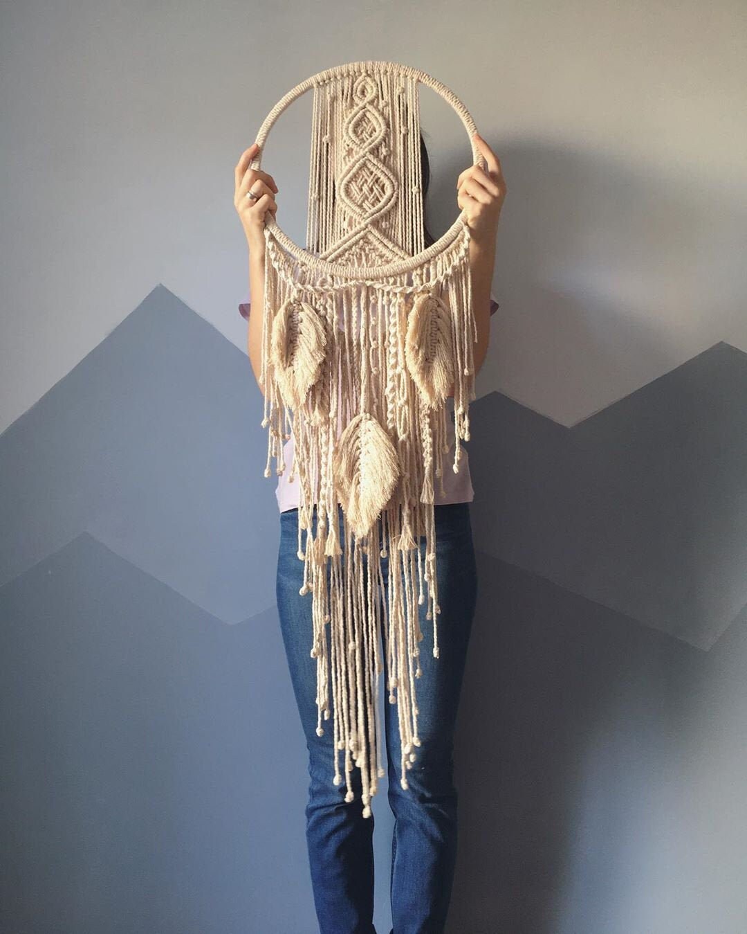 Macrame Dreamcatcher Wall Hanging Large Dream Catcher - Etsy