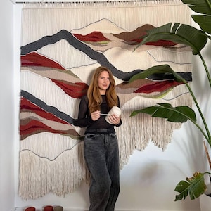 Extra large macrame wall hanging, Huge Wall Decor, Tapestry wall hanging, Woven wall hanging, Macrame Divider, Wall Hangings Macrame