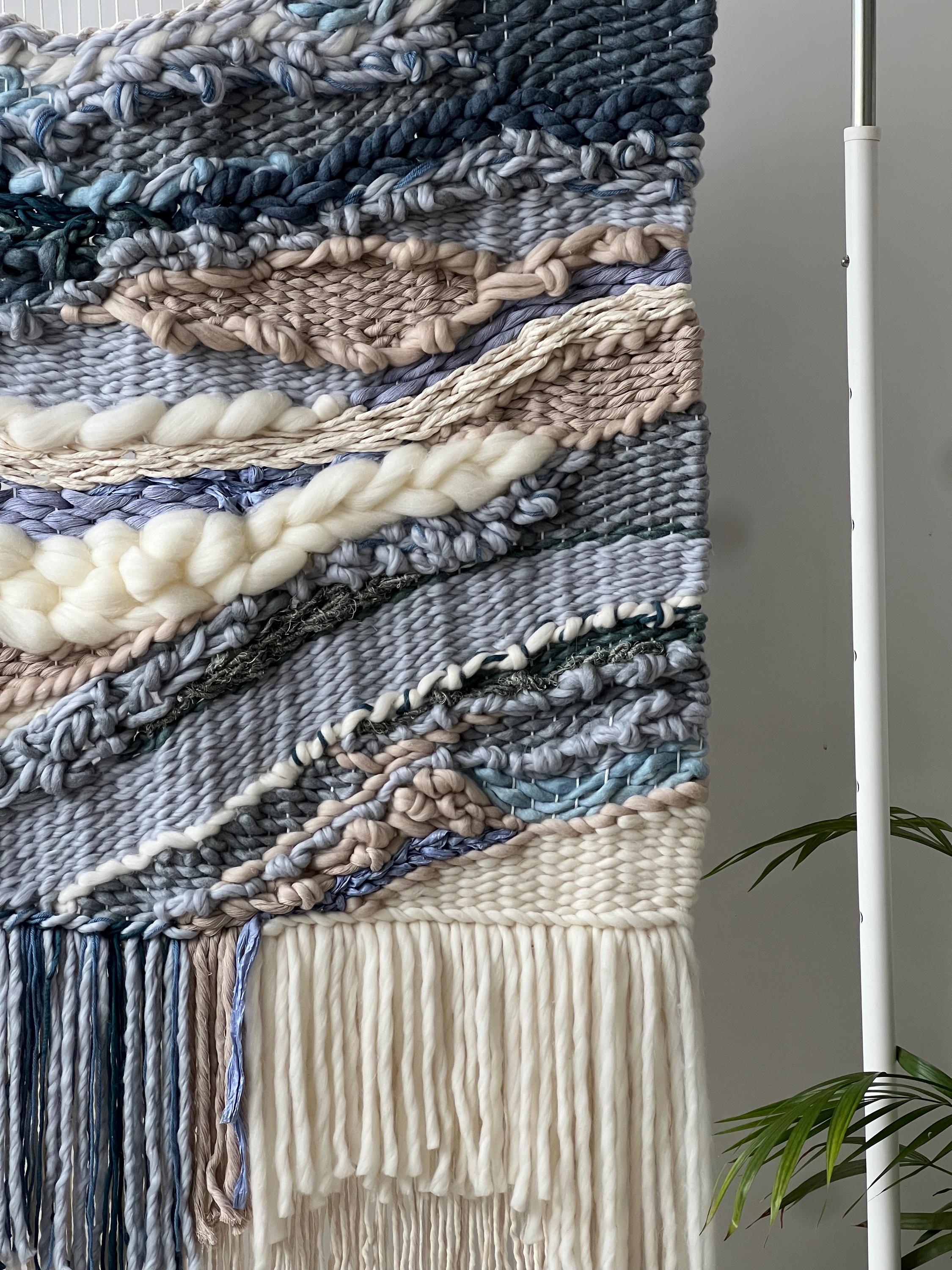 Fiber Wall Art, Textured Wall Art, Large Woven Wall Hanging, Wall ...