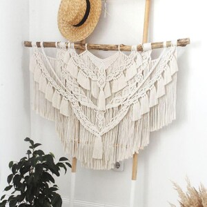 Large Macrame Backdrop, Macrame Wall Hanging, Macrame headboard, Over the Bed Decor, wall tapestry, boho wall decor, Christmas gift