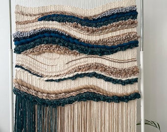 rope wall art, fiber wall art, extra large wall hanging, macrame wall hanging, bedroom wall decor, living room wall decor, woven tapestry