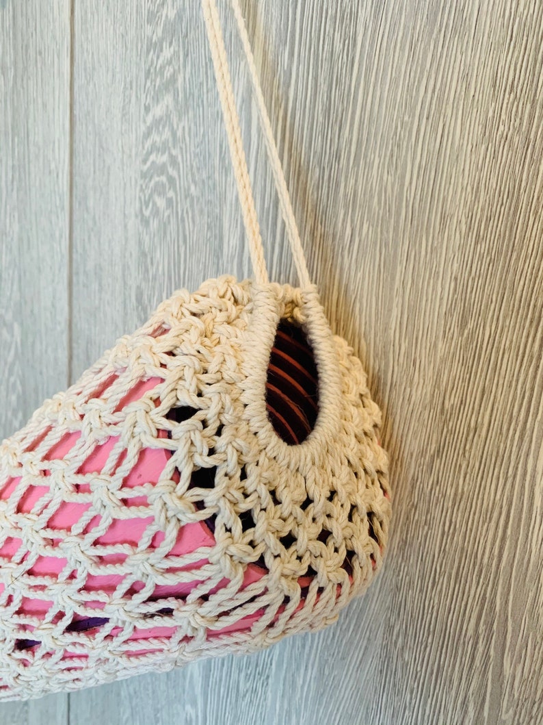 Pilates Mat Bag Macrame Tote Bag Yoga Gift Gift for Yogi Sports Bag Yoga Mat Carrier Net Yoga Bag Yoga Accessories Yoga Mat Bag