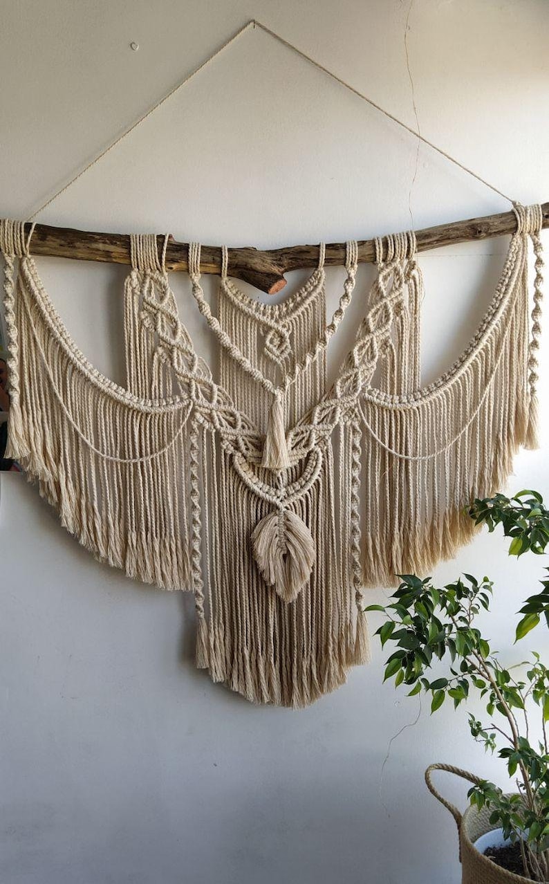 Hanging Wall Decor Available in Different Sizes Large Macrame Etsy