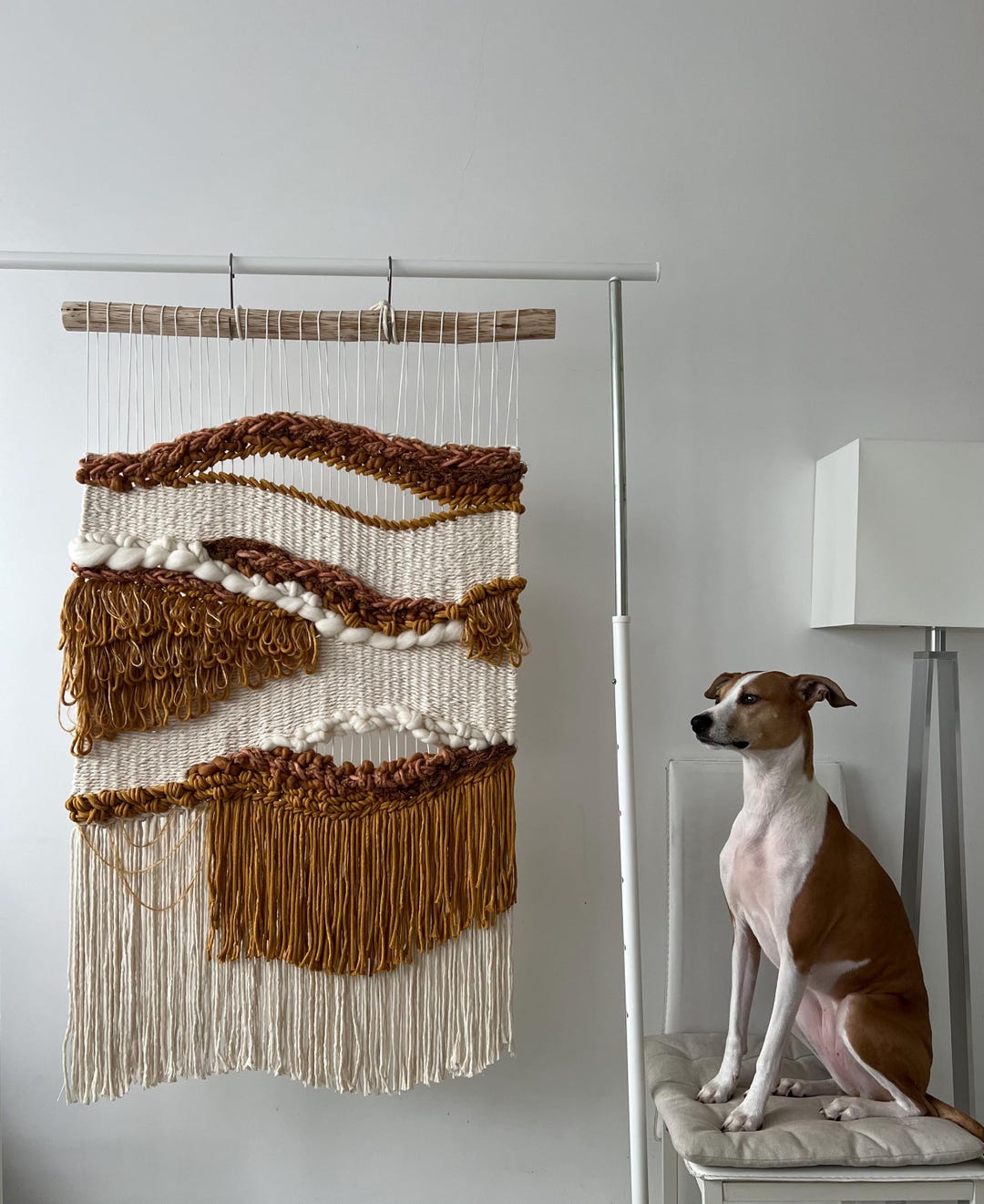 Picture of Fiber Wall Art, Textured Wall Art, Large Woven Wall Hanging, Wall ...