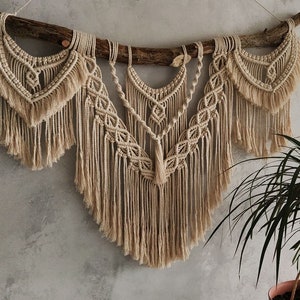 Large Macrame wall hanging, Wallhanging macrame, over bed wall art, boho wall decor, macrame wall hangings, wall hanging macrame, wall decor