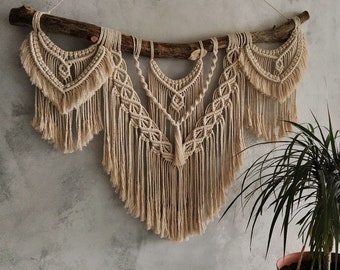 Large Macrame wall hanging, Wallhanging macrame, over bed wall art, boho wall decor, macrame wall hangings, wall hanging macrame, wall decor