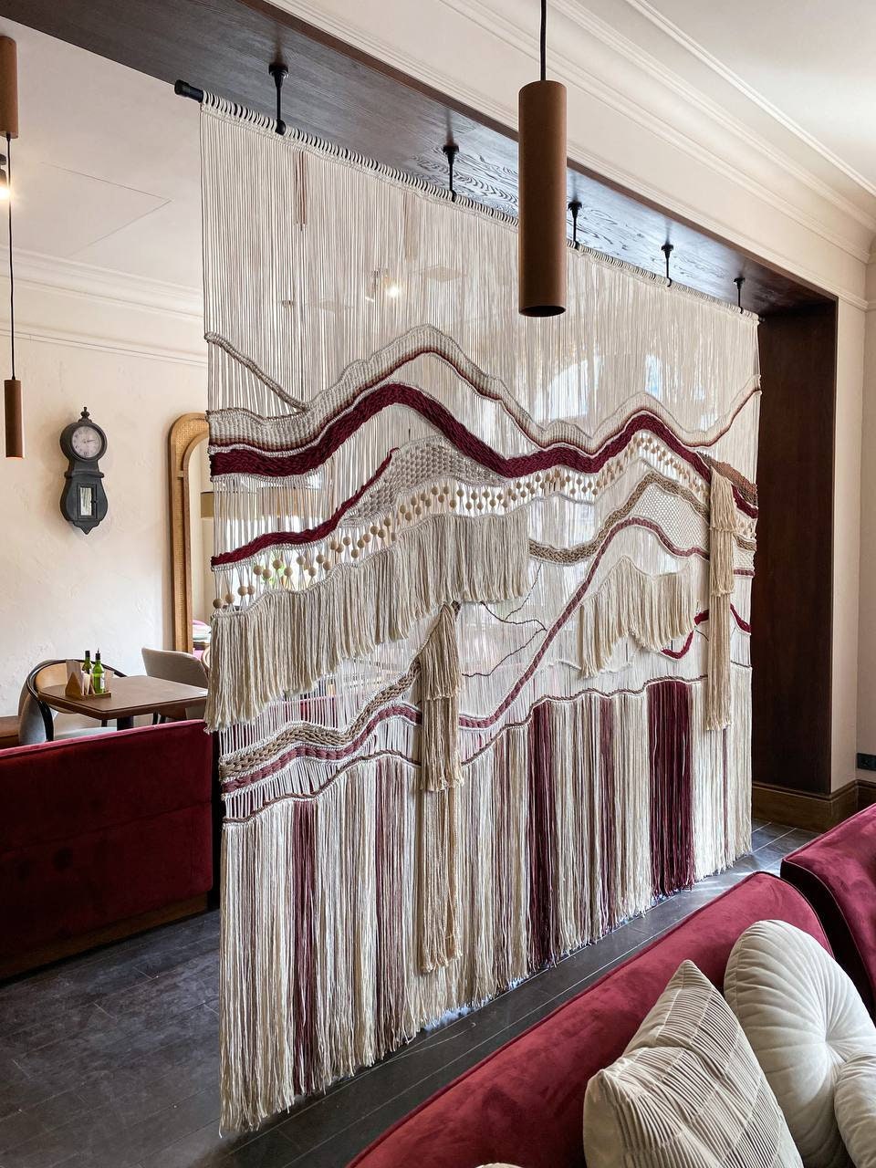 Huge Macrame Wall Hanging, Oversized Fiber Art, Large Macrame