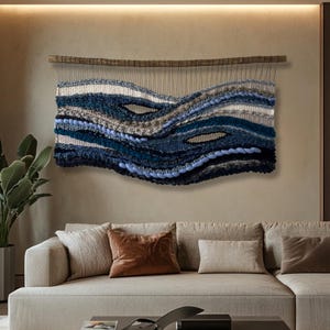 macrame wall hanging, textured wall art, large woven wall hanging, wall tapestry, woven wall decor, weaving art, extra large wall hanging