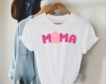 Halloween Mama Shirt, Ghost Shirt, Ghost Mama, Girly Halloween Shirt, Mama Halloween, Mama Ghost