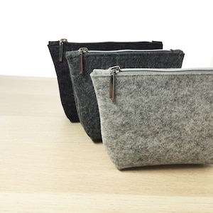 Kosmetiktasche Größe M aus Wollfilz