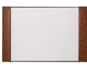 Leather Desk Blotter Etsy