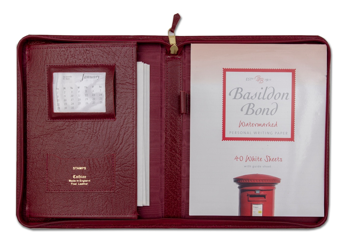 Leather Writing Case Quarto Size Writing Set Traditional Etsy