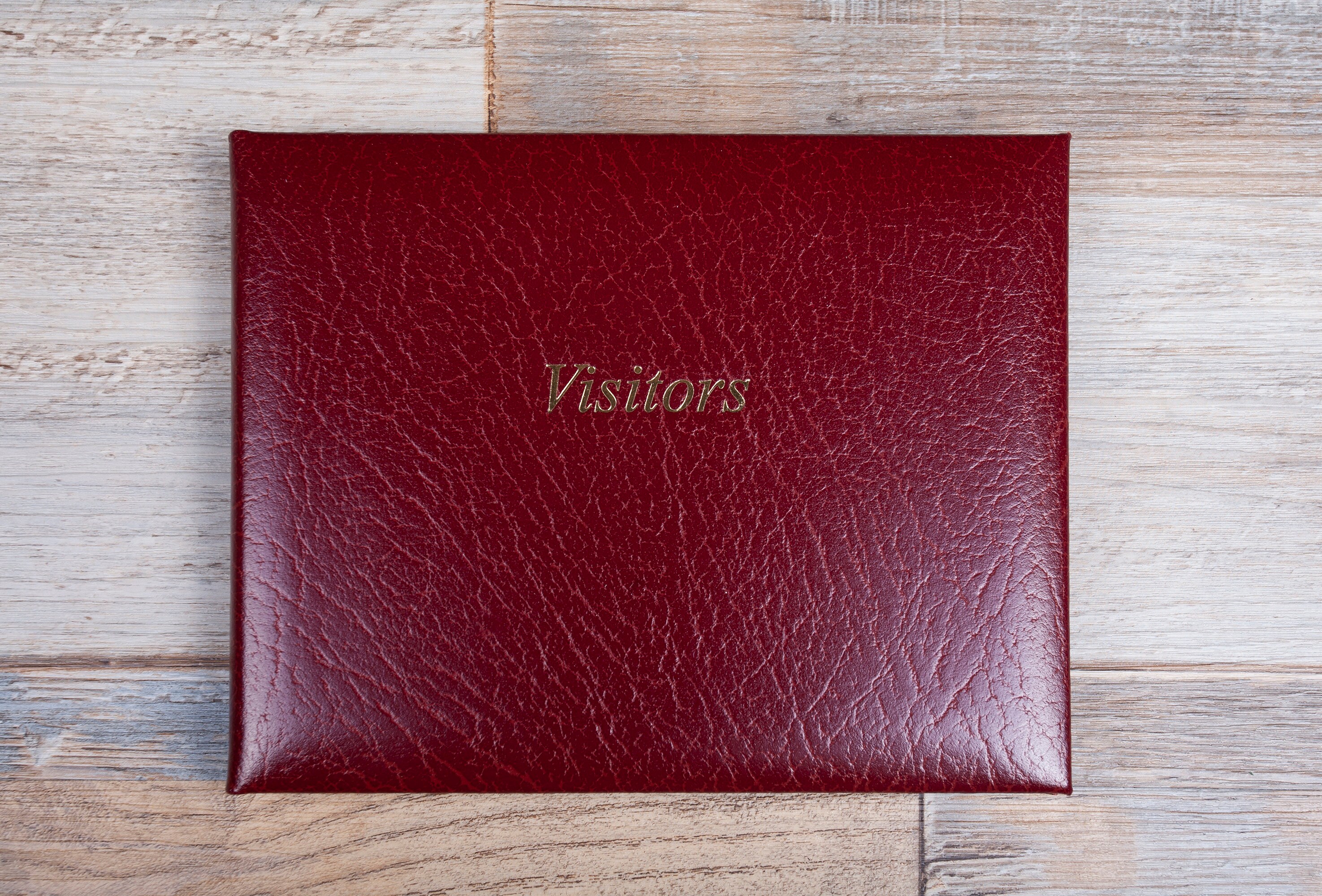 Leather Visitors Book Deluxe Guest Book Visitor Comments Etsy