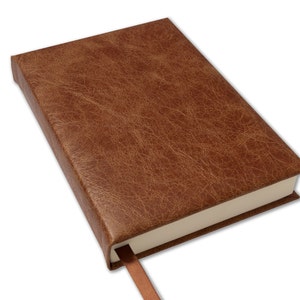 Handmade Italian Leather A5 Notebook: Lined Pages, Travel Journal