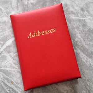 革製のアドレス帳 - Etsy 日本