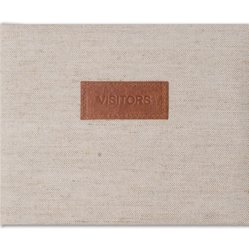 Linen Visitors Bookvisitor Comments Book Hotel Guest Etsy