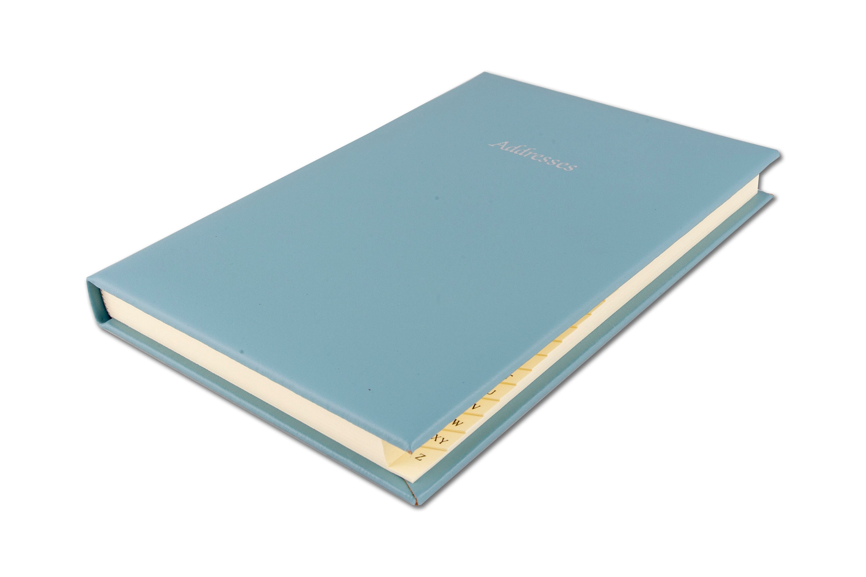 Leather Address Book A5 Contacts Book Tuscana Grained Print Etsy UK