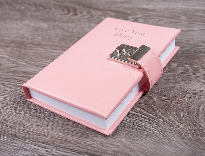 Five Year Diary A6 Lockable Journal Book five Year Memory Etsy UK