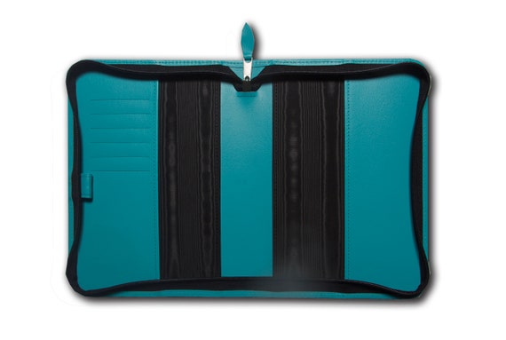 Leather A5 Journal Cover: Tuscana Grain Zip-Around Diary