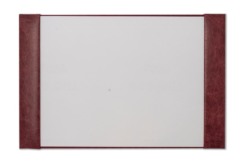 Leather Desk Blotter Military Style Half Demy Size Desk Etsy