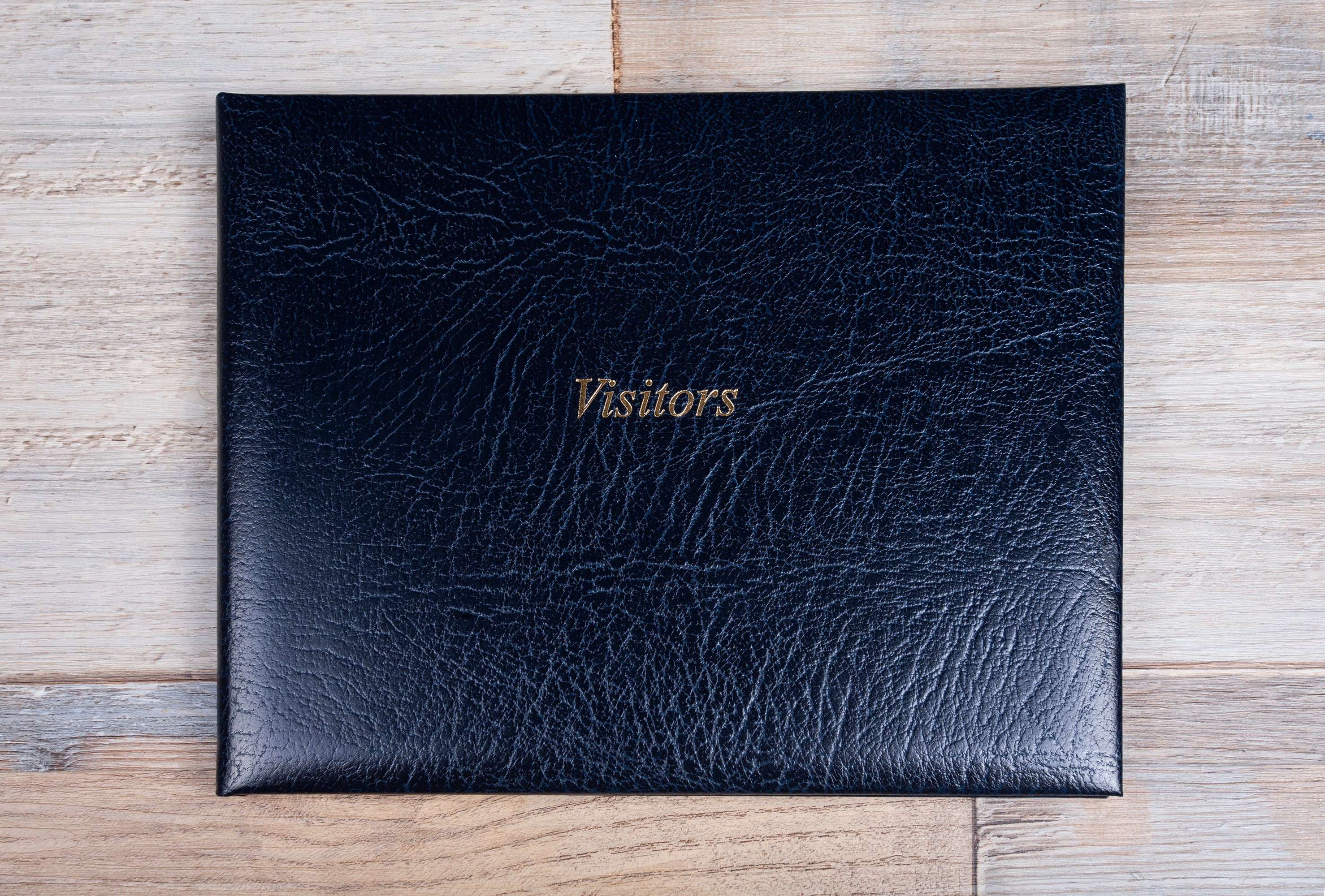 Leather Visitors Book Deluxe Guest Book Visitor Comments Etsy