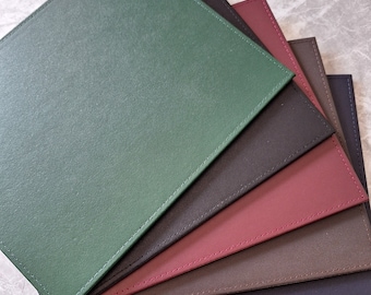 Real Leather Mouse Mat: Handmade Computer Desk Protector