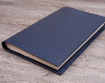 Leather A5 Refillable Notebook: Fincell Leather Cover, Made in England