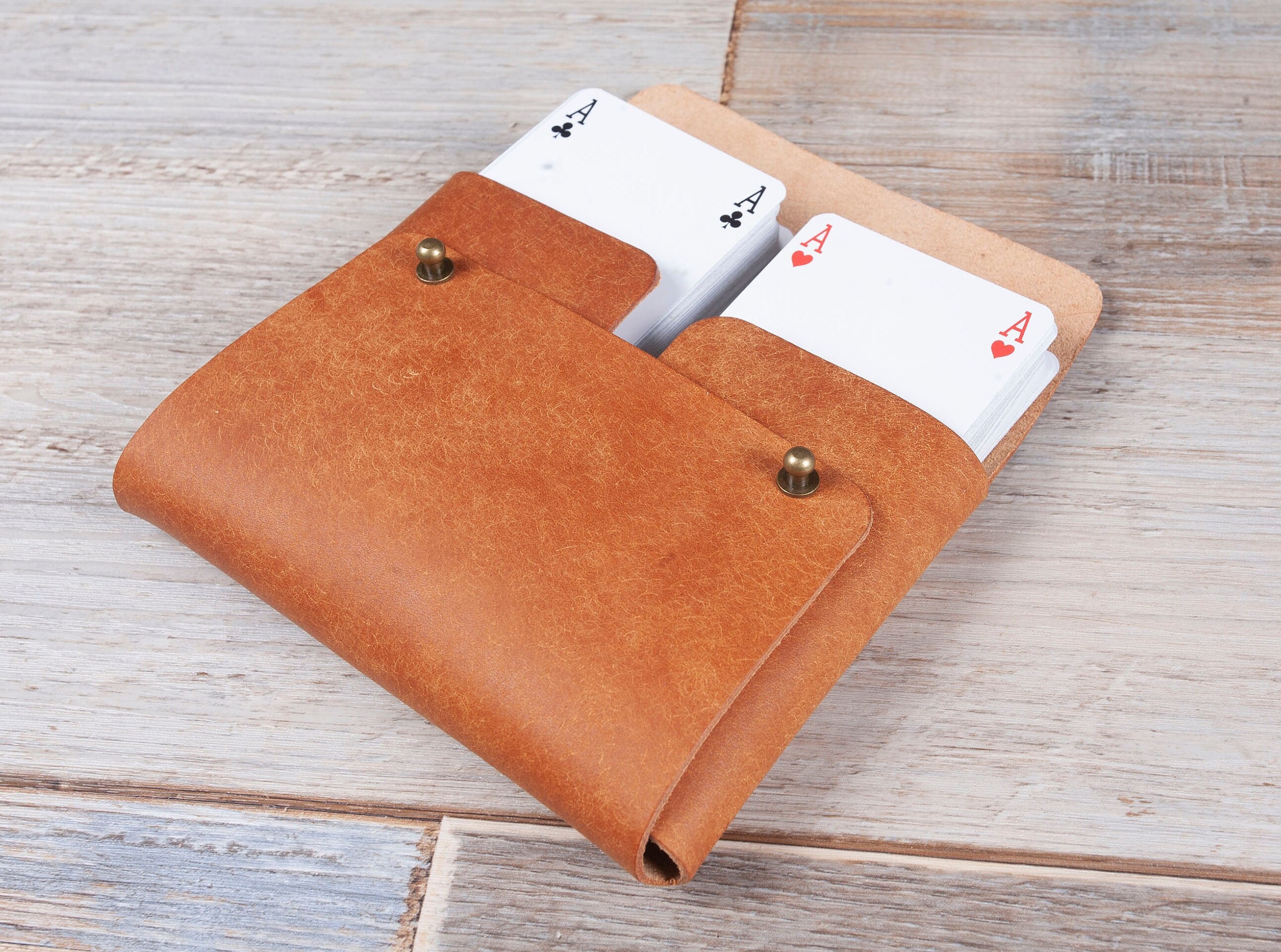 Double Playing Card Holder Double Playing Card Case With Etsy