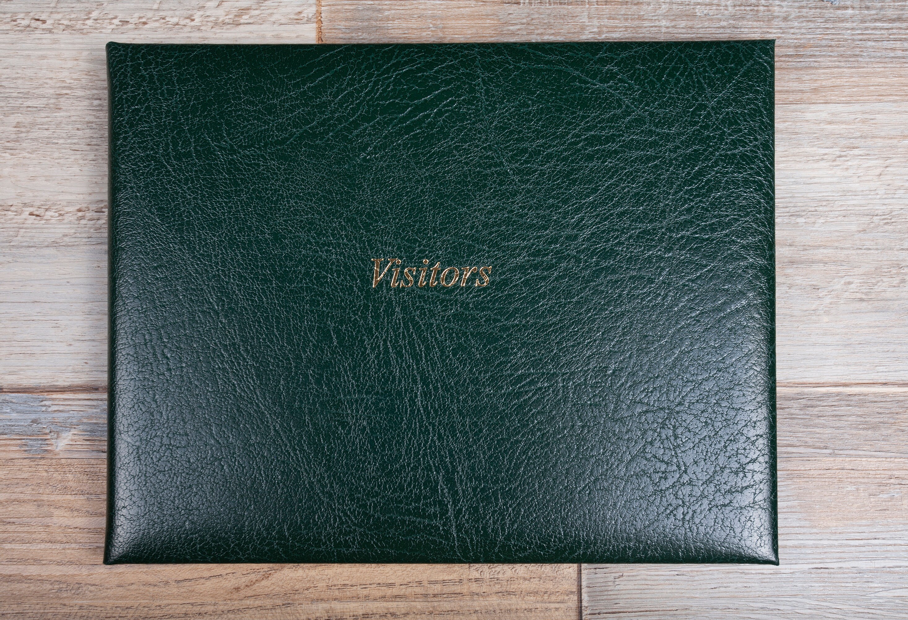 Leather Visitors Book Deluxe Guest Book Visitor Comments Etsy