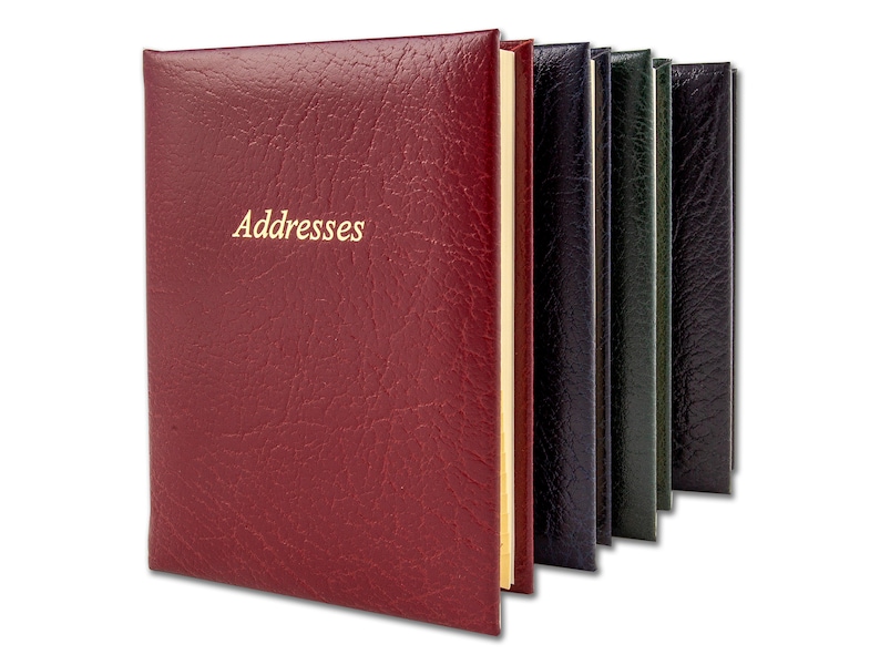 A5 Address Book contacts Book Office Desk Address Book Etsy UK