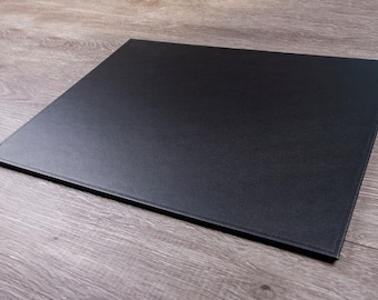 Handmade Leather A2 Desk Mat: Finecell Smooth Writing Pad