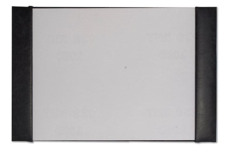 Leather Desk Blotter Military Style Half Demy Size Desk Etsy