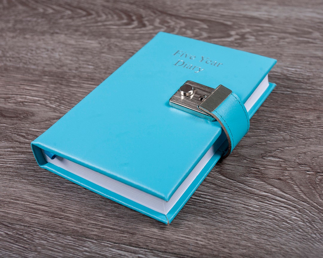 Five Year Diary A6 Lockable Journal Book ,five Year Memory Book Tuscana