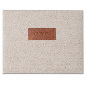 Linen Guest Book,Visitor Comments book, Hotel Guest Comments Book, Guest book
