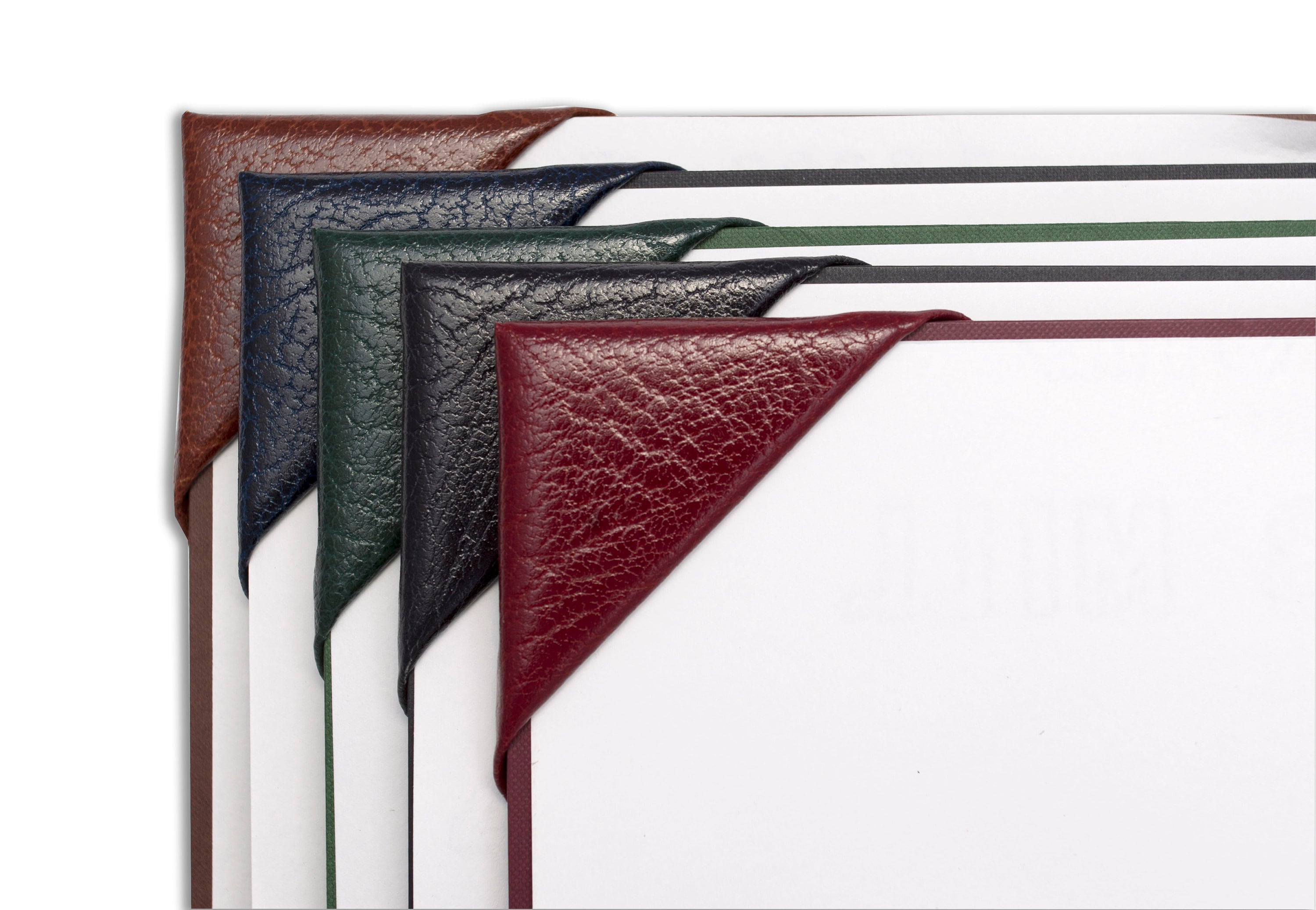 Real Leather Desk Blotter Four Corner Stlye Half Demy Montana Etsy UK